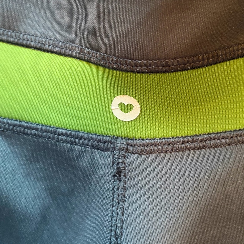 Y2K Era Thrill One Collection Green Cotton Flare Yoga Workout Track Pants Size S - Picture 5 of 7